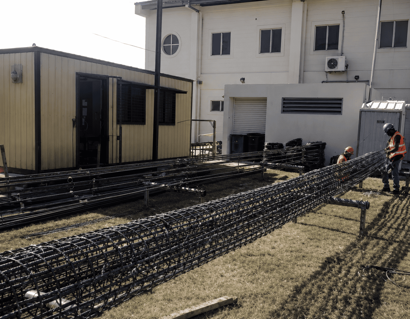 Fabricación de estructuras metálicas Preparación de componentes de acero para fabricación